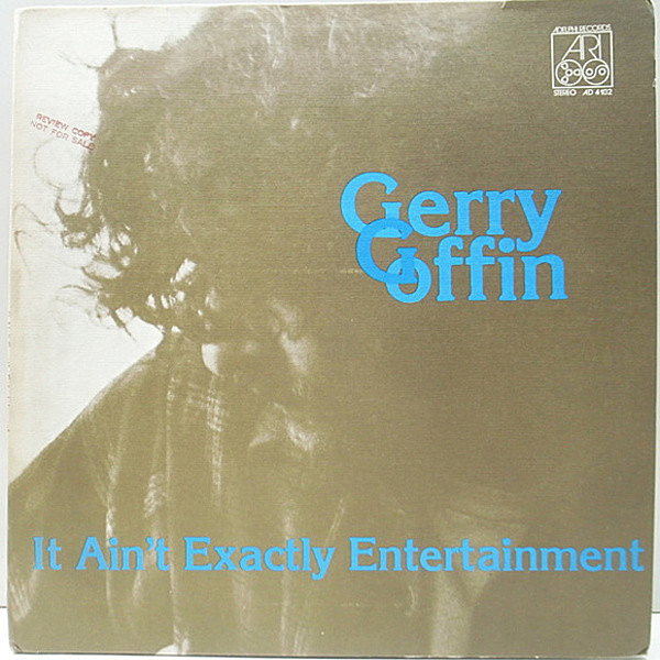 レコードメイン画像：レア・プロモ 2LP USオリジナル GERRY GOFFIN It Ain't Exactly Entertainment ('73 Adelphi) スワンプ・ロック Swamp 名盤