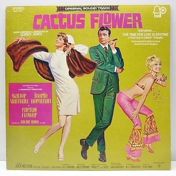 レコードメイン画像：美品 Orig プロモ OST サボテンの花 CUCTUS FLOWER Quincy Jones