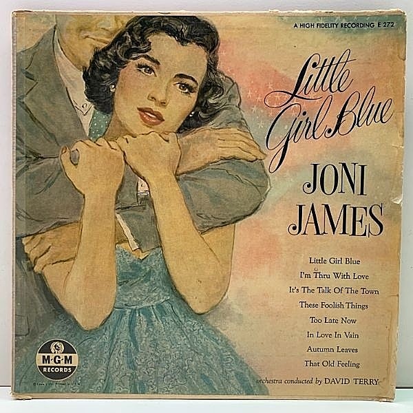 レコードメイン画像：【初期の代表作】10インチ USオリジナル MONO 深溝 JONI JAMES Little Girl Blue ('55 MGM E 272) ジョニ・ジェームス 米モノラル LP
