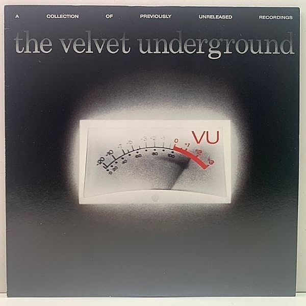 レコードメイン画像：【LOU REED在籍時のオリジナル・メンバーの未発表曲集】美品 USオリジナル VELVET UNDERGROUND / VU ('84 Verve) STERLING刻印あり