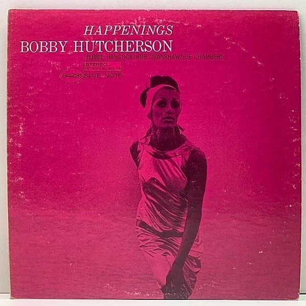 レコードメイン画像：良好品!! USプレス BOBBY HUTCHERSON Happenings (Blue Note BST 84231) Herbie Hancock, Bob Cranshaw, Joe Chambers 米 Early 70s 音符