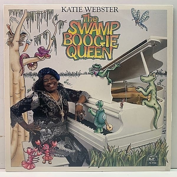 レコードメイン画像：【Who's Making Love? 収録】美品 USオリジナル KATIE WEBSTER The Swamp Boogie Queen (Alligator AL 4766) ケティ・ウェブスター LP