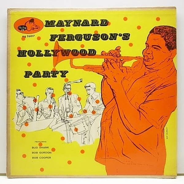 レコードメイン画像：US 完全オリジナル [YMG, 青刷り, 大ドラマー] 10インチ MAYNARD FERGUSON Hollywood Party (EmArcy MG 26017)