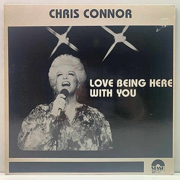 レコードメイン画像：【BUCKY PIZZARELLI参加】美盤!! USオリジナル CHRIS CONNOR Love Being Here With You ('84 Stash) クリス・コナー 晩年の傑作