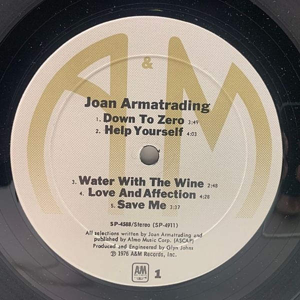 JOAN ARMATRADING / Same (LP) / A&M | WAXPEND RECORDS JOAN ARMATRADING / Same (LP) / A&M | WAXPEND RECORDS