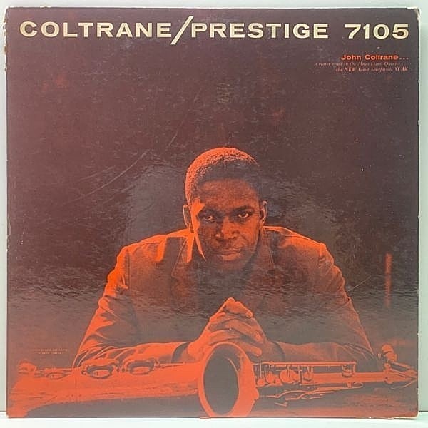 レコードメイン画像：【極少流通・赤色ジャケット】良好!! MONO 深溝 NJ, RVG刻印 JOHN COLTRANE (Prestige 7105) ジョン・コルトレーン 初リーダー作品 LP