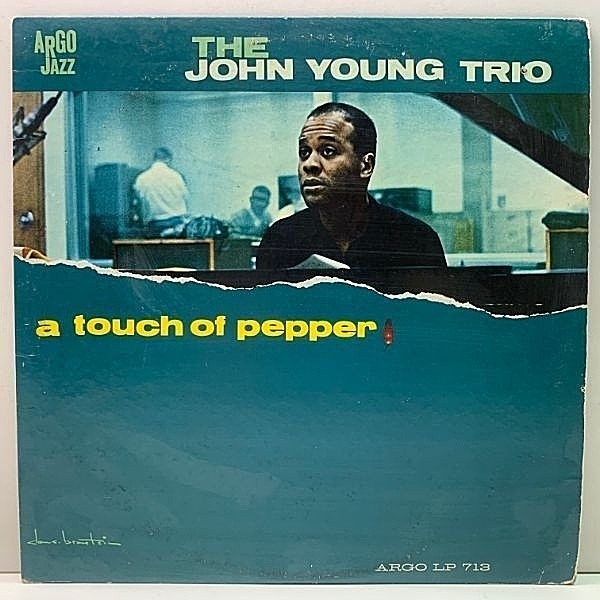 レコードメイン画像：良好!! MONO 深溝 USオリジナル JOHN YOUNG A Touch Of Pepper ('63 Argo) ジョン・ヤング ピアノトリオ作品 米 初回 モノラル LP