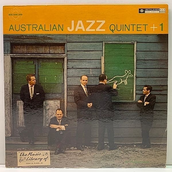 レコードメイン画像：良好盤!! USオリジナル MONO 深溝 THE AUSTRALIAN JAZZ QUINTET + 1 w/ OSIE JOHNSON ('57 Bethlehem BCP-6015) クールで洒落たコンボ演奏