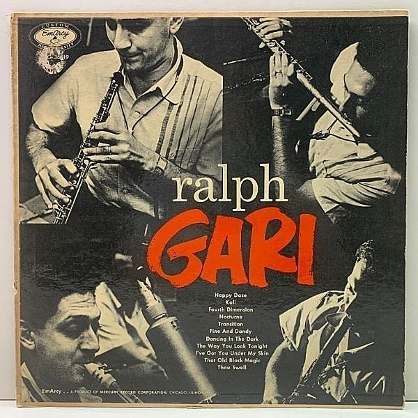 レコードメイン画像：US 完全オリジナル [YMG, 銀縁, 青刷り] RALPH GARI Same 唯一のリーダー作 ('55 EmArcy) Clarence Shank, Daniel Sherrett, Edward Julian