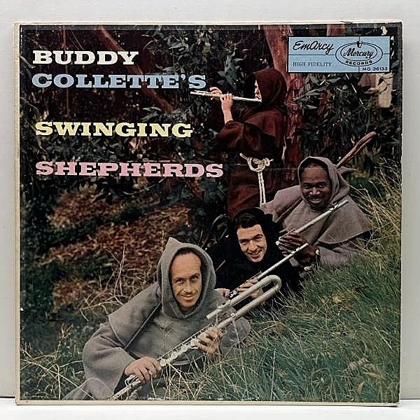 レコードメイン画像：【w/ Bud Shank, Paul Horn】USオリジナル MONO 大ドラマー 深溝 BUDDY COLLETTE Buddy Collette's Swinging Shepherds ('58 EmArcy)