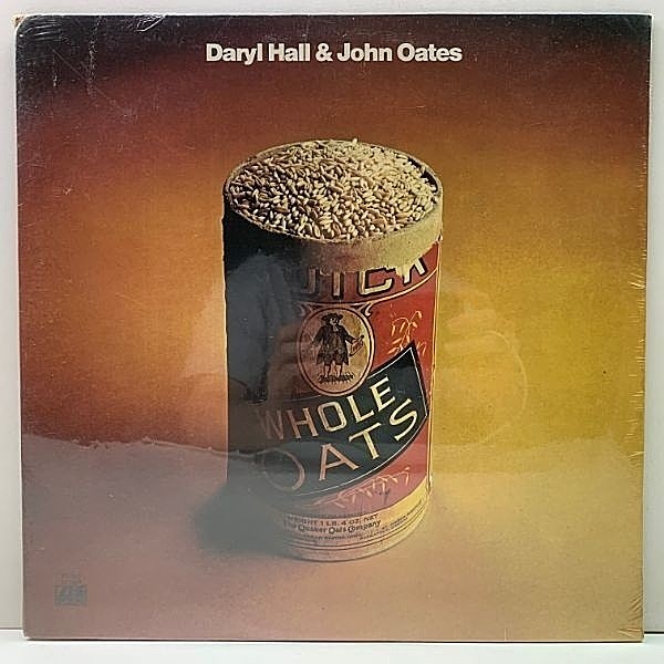 レコードメイン画像：激レア【Cut無し・シールド未開封】USオリジナル DARYL HALL & JOHN OATES Whole Oats (Atlantic SD 7242) '72年 デビュー作品 Sealed Copy