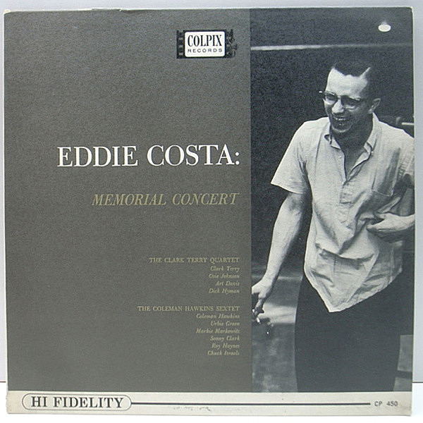 レコードメイン画像：【SONNY CLARK参加】美盤!! MONO USオリジナル『Eddie Costa Memorial Concert』CLARK TERRY / COLEMAN HAWKINS それぞれのコンボ演奏