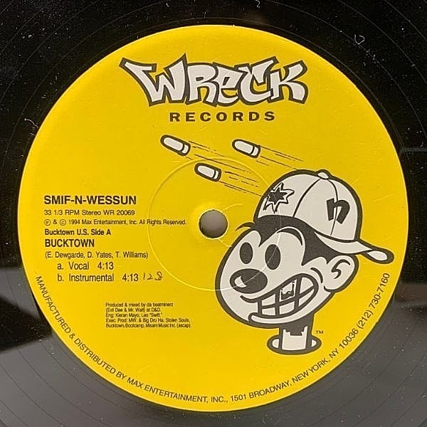 レコードメイン画像：【JACK BRUCE Born To Be Blue サンプリング】USオリジナル SMIF-N-WESSUN Bucktown / Let's Git It On ('94 Wreck) スーパークラシック