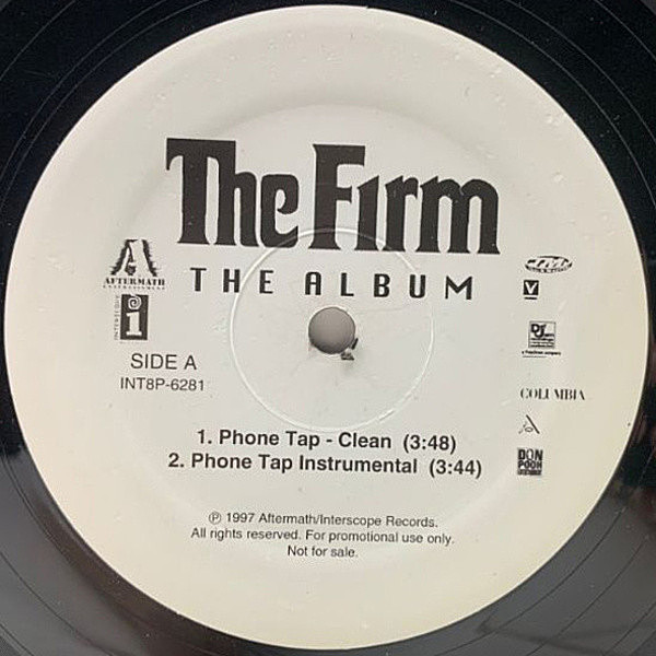 レコードメイン画像：【MALCOLM McLAREN World's Famous サンプリング】白プロモ USオリジナル THE FIRM Phone Tap / Firm Biz (Remix) プレイともに概ね良好！