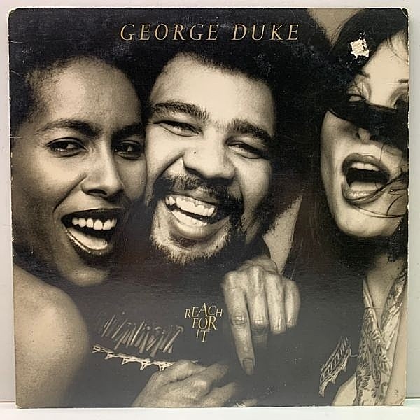 レコードメイン画像：プロモ USオリジナル GEORGE DUKE Reach For It ('77 Epic) Hot Fire, Searchin' My Mind, サンプリング ネタ Diamonds 専用インナー完品