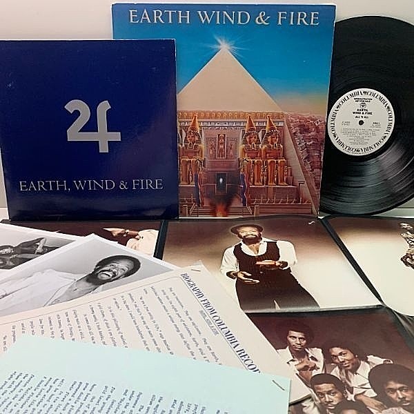 レコードメイン画像：入手難【プロモオンリー付属品多数】白プロモ 良好!! USオリジナル EARTH WIND & FIRE All 'N All ('77 Columbia) Promo w/ Press kit レア