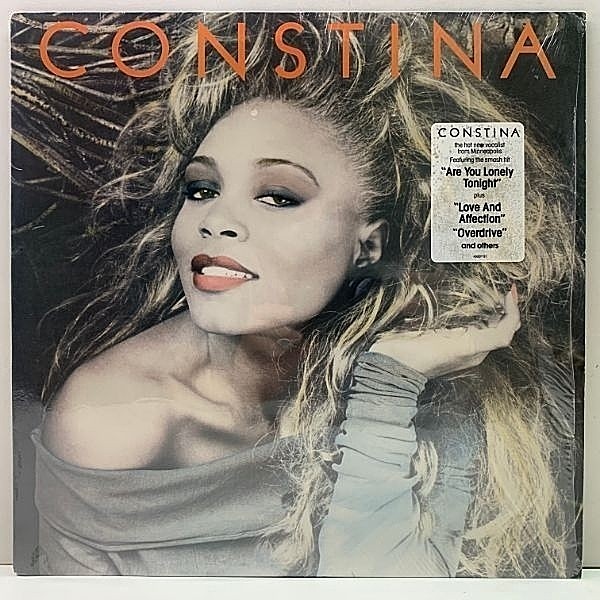 レコードメイン画像：【レジー・ルーカス関連】ハイプステッカー残!シュリンク良好! USオリジナル CONSTINA Same 唯一作品 '89年 稀少アナログ Reggie Lucas