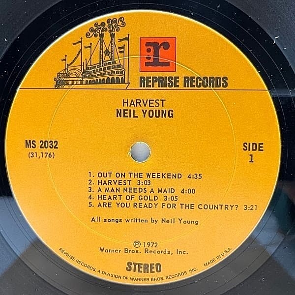 【希少・UKオリジナル】ニール・ヤング　ハーヴェスト　初版ラベル！！ NEIL YOUNG / Harvest (LP) / Reprise | WAXPEND RECORDS