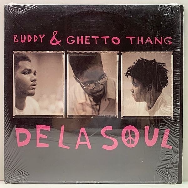 レコードメイン画像：シュリンク美品!! USオリジナル DE LA SOUL Buddy & Ghetto Thang ('89 Tommy Boy) NATIVE TONGUES / JUNGLE BROTHERS, MONIE LOVE, Q-TIP