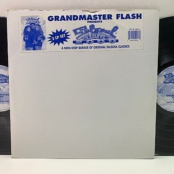 レコードメイン画像：プロモ仕様 2LP 米オリジナル GRANDMASTER FLASH Salsoul Jam 2000 自身のラップで煽りながら繰り広げるノンストップ・DJミックス！