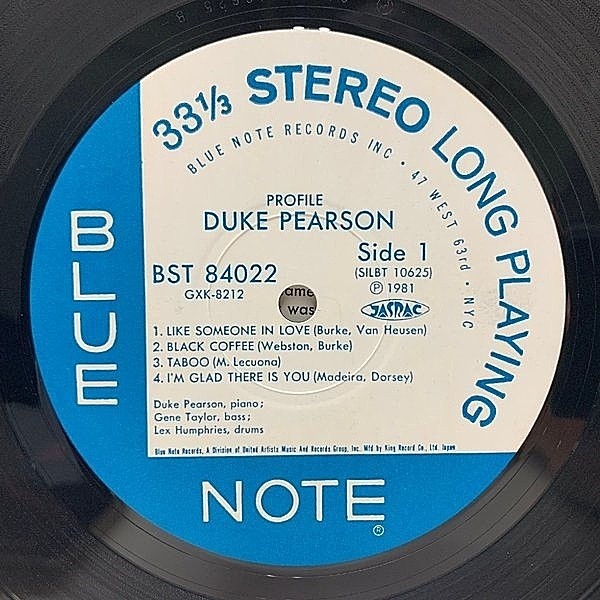 その他 LP Duke Pearson Profile BN4022,BST84022 BLUE NOTE /00260 Duke Pearson – Profile – Vinyl (LP, Album + 3 more), 2012