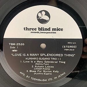 菅野邦彦 / KUNIHIKO SUGANO / Love Is A Many Splendored Thing