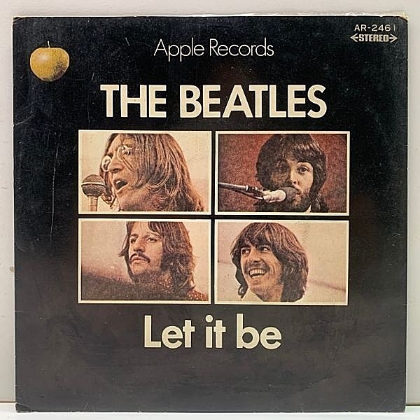 レコードメイン画像：【初回 ￥400表記】AR規格 JPNオリジナル THE BEATLES Let It Be (AR-2461) 歌詞シート付き ビートルズ レット・イット・ビー EP