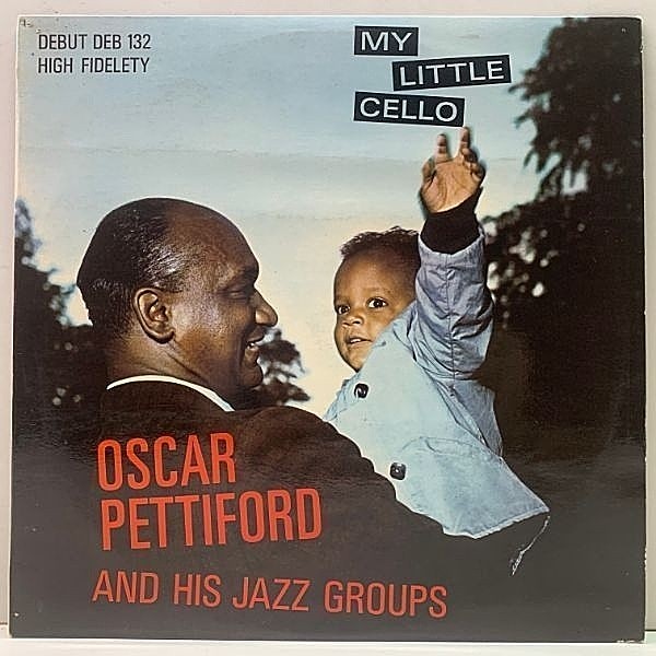 レコードメイン画像：稀少 Denmark 原盤 OSCAR PETTIFORD My Little Cello ('60 Debut DEB 132) 深溝 MONO コーティング仕様 Allan Botschinsky, Jan Johansson