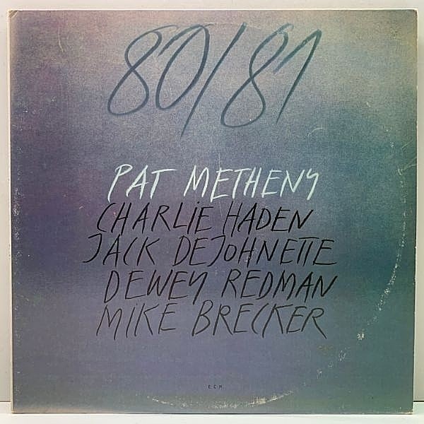 レコードメイン画像：冊子付き 美再生!! 2LP 米オリジナル PAT METHENY 80/81 ('80 ECM) パット・メセニー 名盤 MIKE BREKCER, CHARLIE HADEN, DEWEY REDMAN