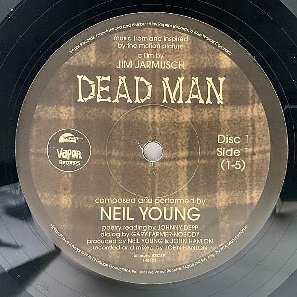 NEIL YOUNG / Dead Man (LP) / Vapor | WAXPEND RECORDS NEIL YOUNG / Dead Man (LP) / Vapor | WAXPEND RECORDS