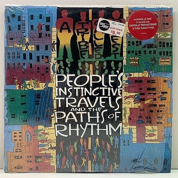 レコードメイン画像：良好!! 大名盤 1stアルバム A TRIBE CALLED QUEST [A.T.C.Q.] People's Instinctive Travels And The Paths Of Rhythm 米 ’96年プレス 2LP