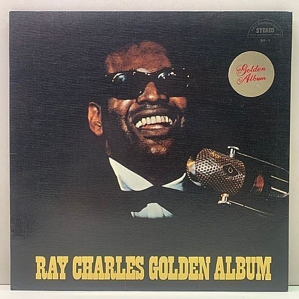 レコードメイン画像：【全盛期の名唱を全14曲味わえる日本企画のベスト】'66年 深溝 ゲートフォールド RAY CHARLES Golden Album (ABC) レイ・チャールズ LP