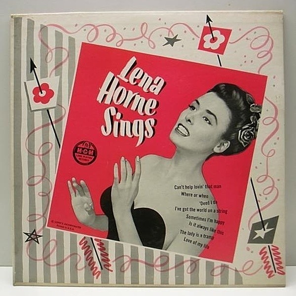 レコードメイン画像：シングル集!! 10 Orig. MONO両溝 LENA HORNE Sings ('52 MGM E 545)