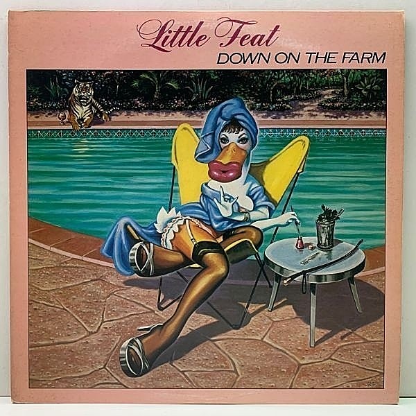 その他 little feat neon park down on the farm Vintage Little Feat Vinyl Down On The Farm 1979 Rock Album Warner