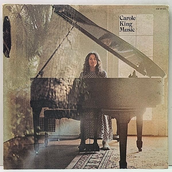 レコードメイン画像：稀少 プロモ 良好!! w/厚紙歌詞シート 米オリジナル CAROLE KING Music ('71 Ode) US, Promo Copy || Danny Kootch, James Taylor ほか