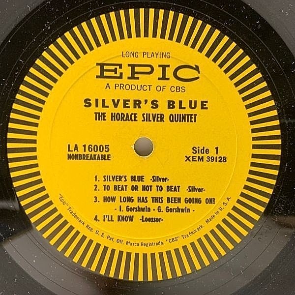 HORACE SILVER / Silver's Blue (LP) / Epic | WAXPEND RECORDS
