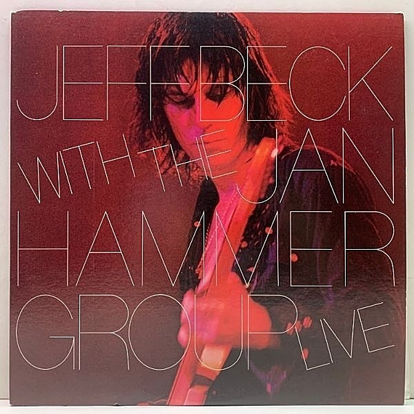 レコードメイン画像：【解説冊子付き】美品 JEFF BECK With The JAN HAMMER Group Live ジェフ・ベック／ライヴ・ワイアー JPNプレス LP