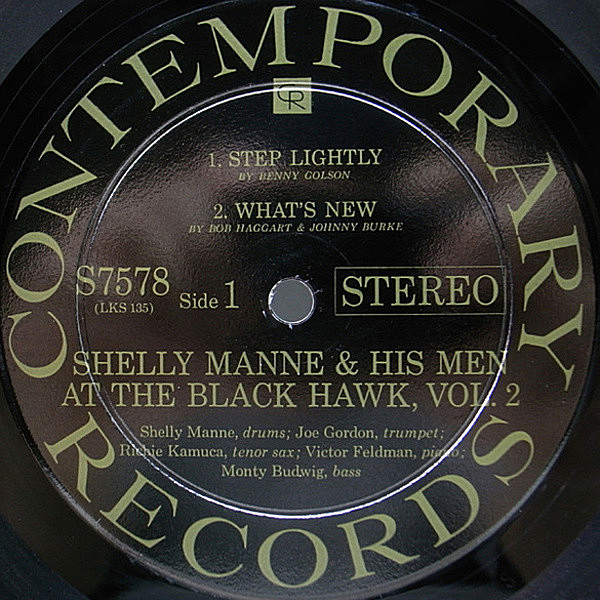 SHELLY MANNE / At The Black Hawk Vol. 2 (LP) / Contemporary