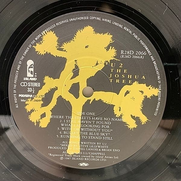 U2 / The Joshua Tree (LP) / Island | WAXPEND RECORDS