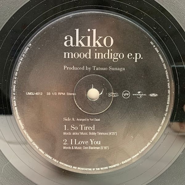 AKIKO / Mood Indigo E.P. (LP) / Verve | WAXPEND RECORDS