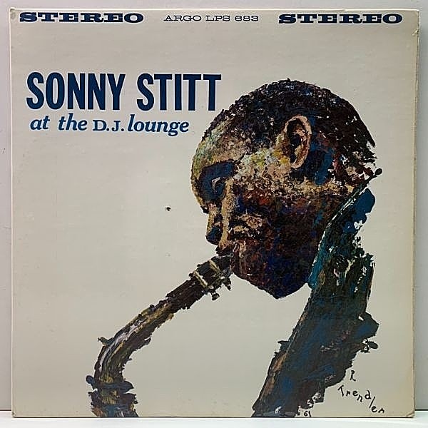 レコードメイン画像：スティット絶頂期のライヴ！美盤 深溝 コート US初期プレス SONNY STITT At The D.J. Lounge 変則カルテット JOHN BOARDとのサックスバトル