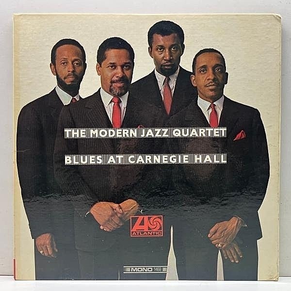 レコードメイン画像：良好!! MONO 3色ラベ USオリジナル MODERN JAZZ QUARTET Blues At Carnegie Hall ('66 Atlantic 1468) 米 モノラル 初回プレス LP