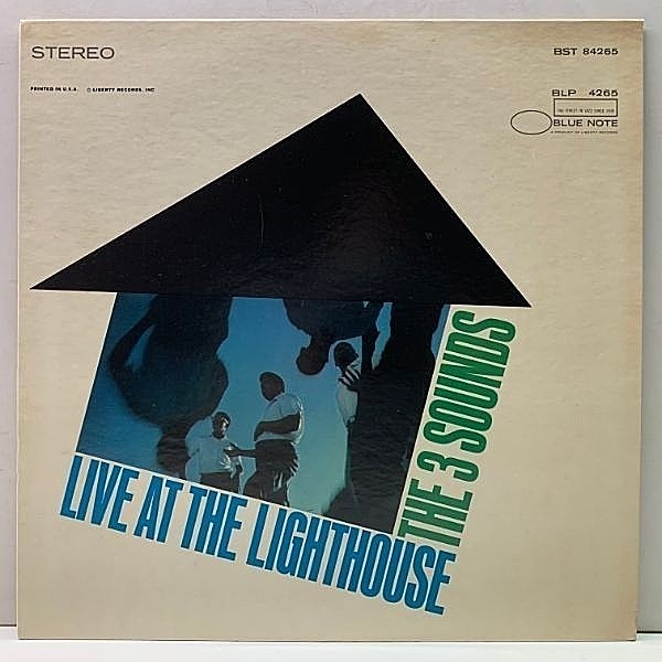 レコードメイン画像：良好!! 初版 LIBERTY 米オリジナル VANGELDER刻印 THE THREE SOUNDS Live At The Lighthouse (Blue Note BST 84265) 初のライヴ・アルバム