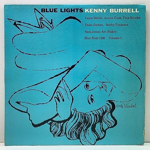 レコードメイン画像：R・INC無し 完全オリジナル KENNY BURRELL Blue Lights Volume 1 (Blue Note 1596) 47WEST 深溝 MONO 耳 RVG刻印 Tina Brooks, Louis Smith