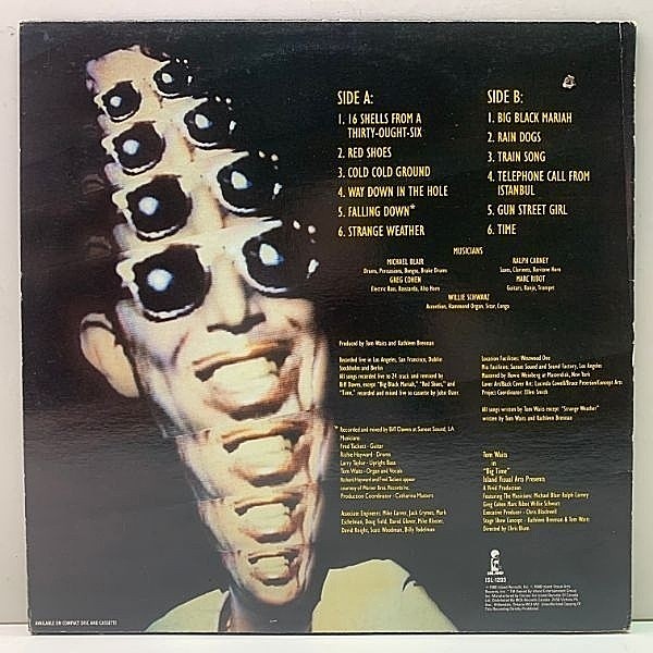 TOM WAITS / Big Time (LP) / Island | WAXPEND RECORDS