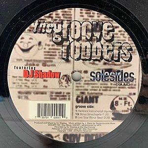 レコード画像：GROOVE ROBBERS / DJ SHADOW / Hardcore (Instrumental) Hip Hop / Fully Charged On Planet X