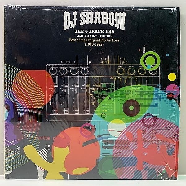 レコードメイン画像：限定ヴァイナル【キャリア初期のお宝音源】美品 米オンリー DJ SHADOW The 4 Track Era (Reconstruction) DJシャドウ Limited Edition, LP