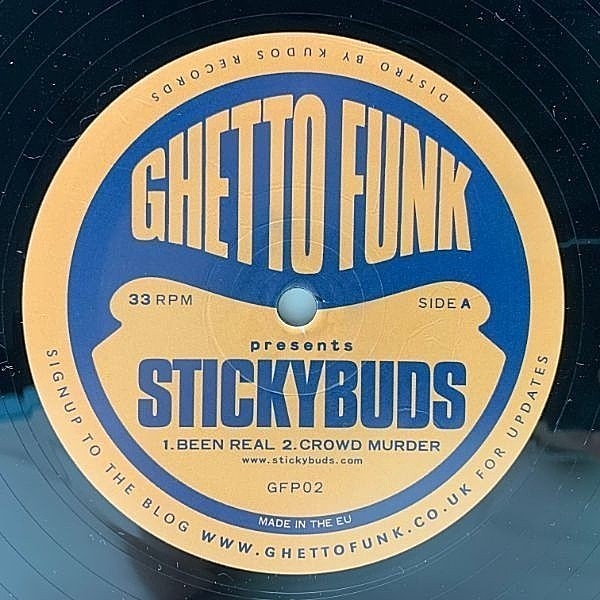 レコードメイン画像：【$40オーバー】UKオンリー 12'' STICKYBUDS Ghetto Funk Presents ～ 懐の深いルーツをふんだんに盛り込んだ傑作ブレイクビーツ