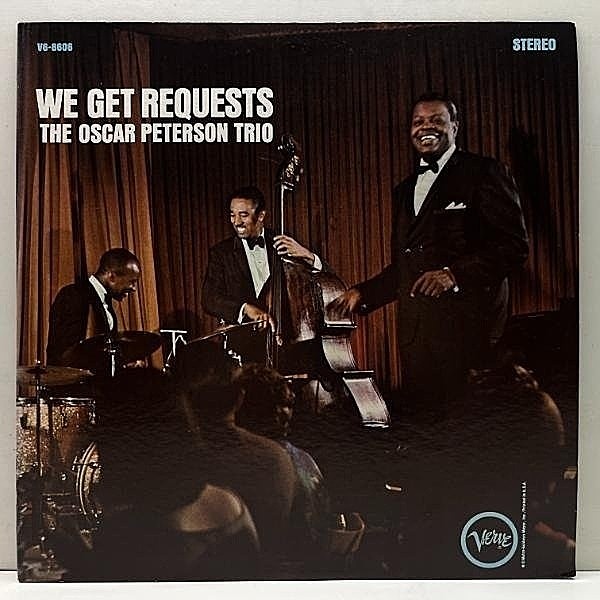 レコードメイン画像：レアな美品!! USオリジナル OSCAR PETERSON TRIO We Get Requests ('64 Verve) 優秀録音 ピアノトリオ名盤 プリーズ・リクエスト