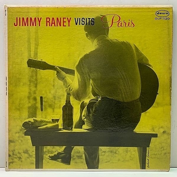 レコードメイン画像：MONO 米オリジナル 初版 黒銀ラベ 深溝 JIMMY RANEY Visits Paris ('58 Dawn 1120) Bobby Jaspar, Roger Guerin, Maurice Vandair ほか